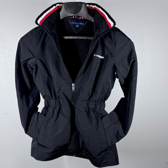 XXS Tommy Hilfiger Women's Essential Yacht Black Jacket - Picture 2 of 11